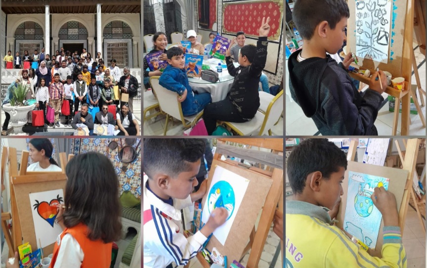 صور/ القيروان.. مسابقة الطفل الرسام بالمدارس الابتدائية بالوسط الريفي